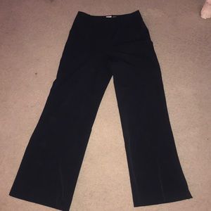 full length black trousers
